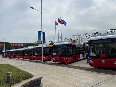 5001拉斯维加斯电气双源无轨电车车载电源DCDC在广州电车公司投运